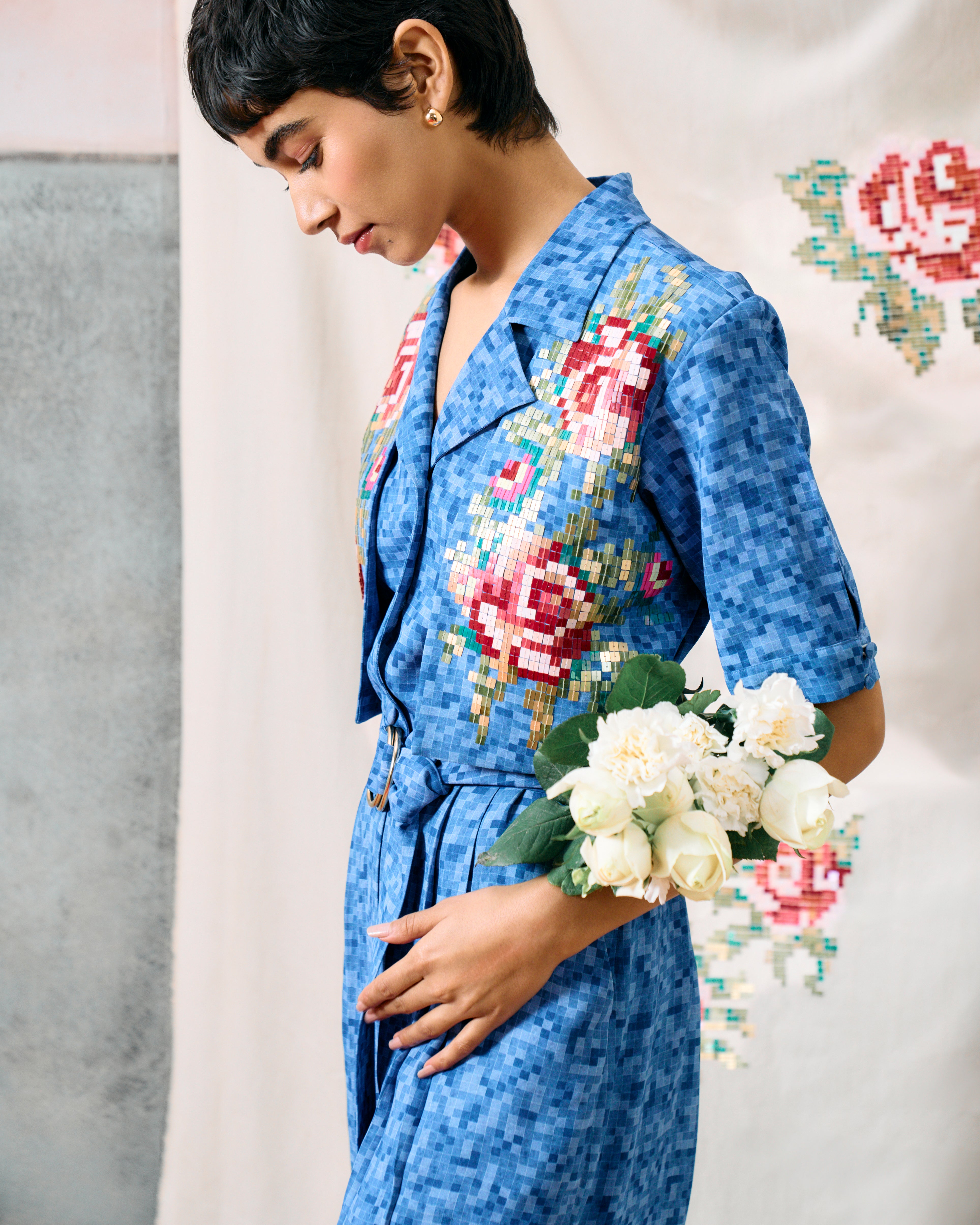 MILOS JUMPSUIT BLUE