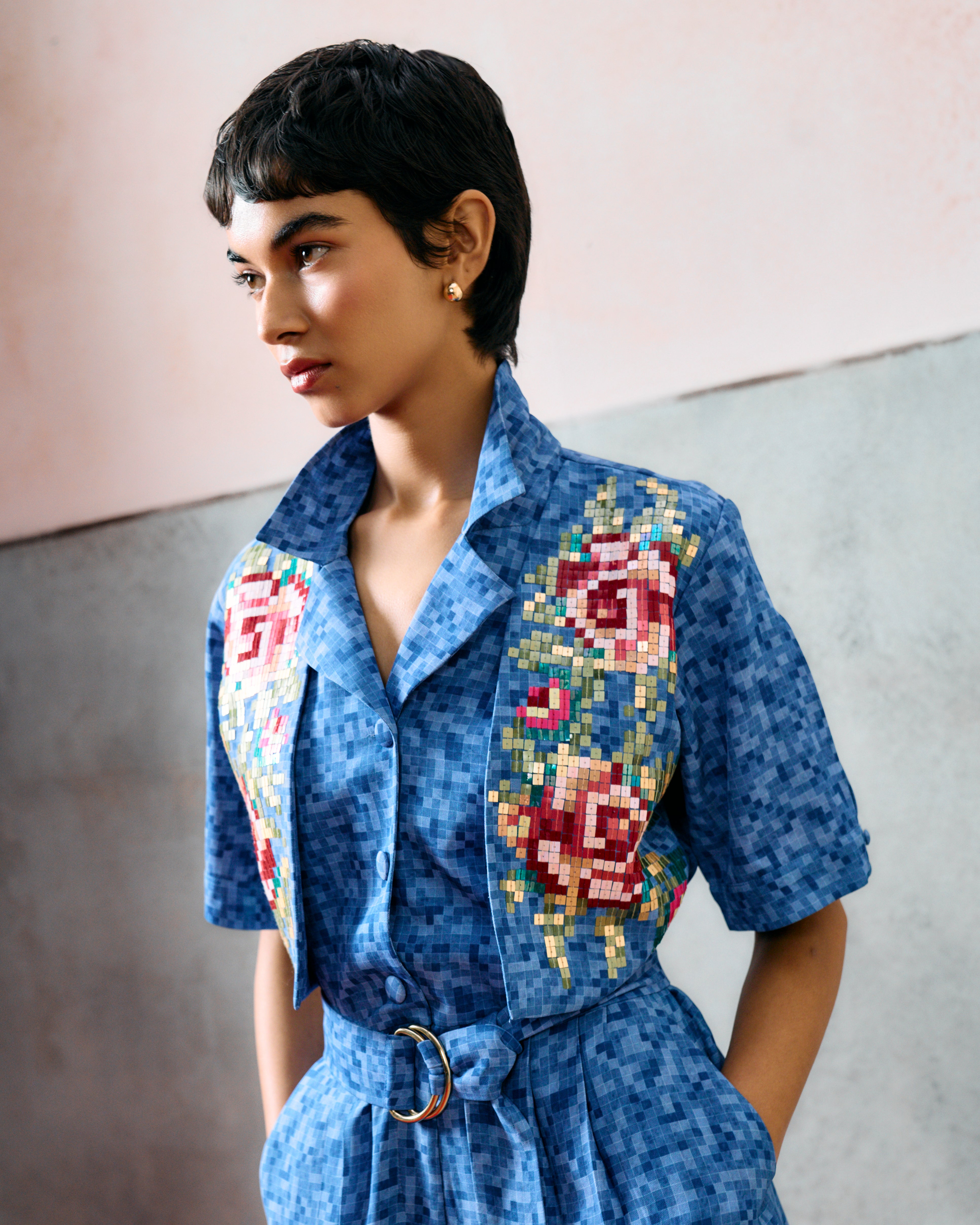 MILOS JUMPSUIT BLUE