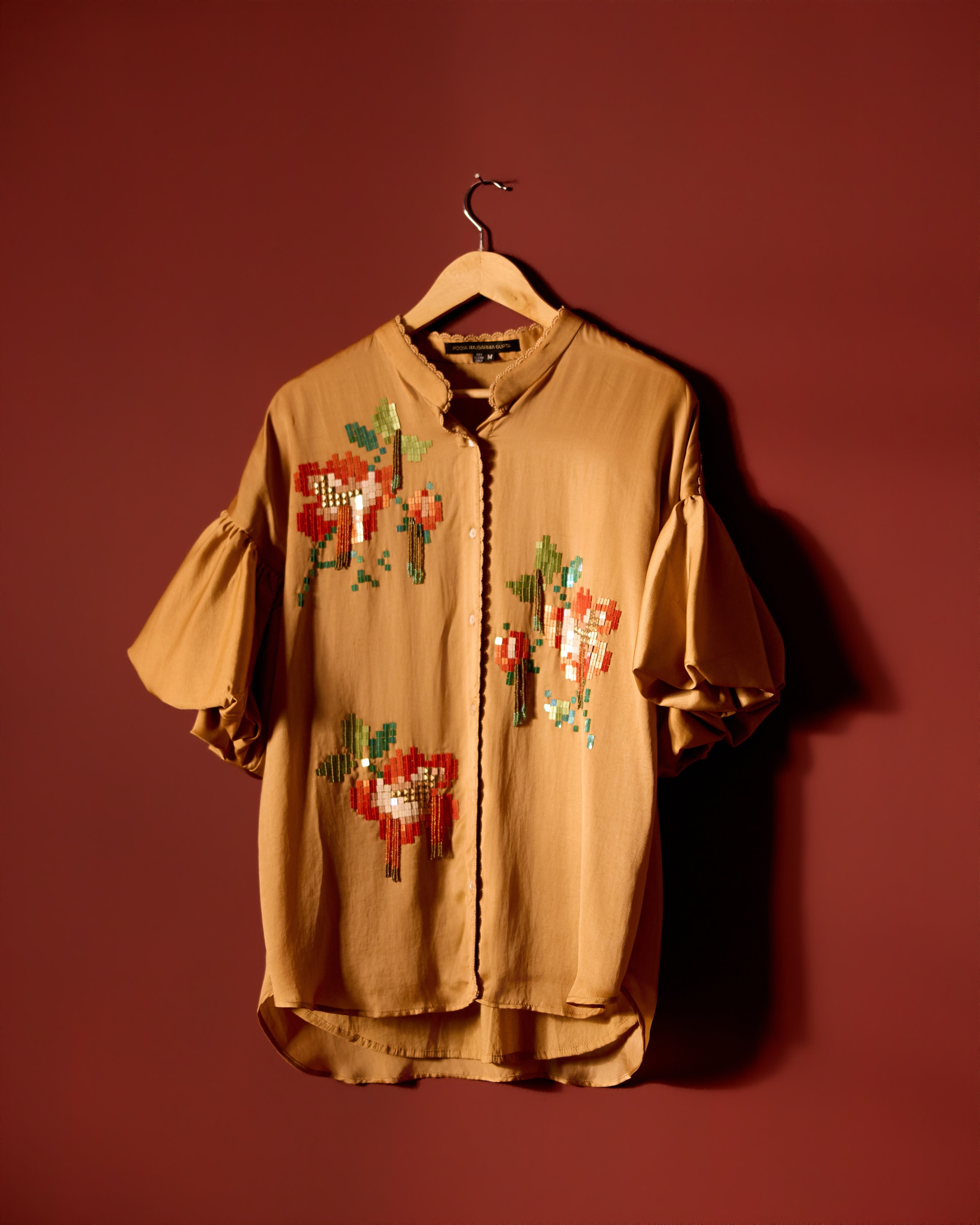 GOLD BALLOON SHIRT