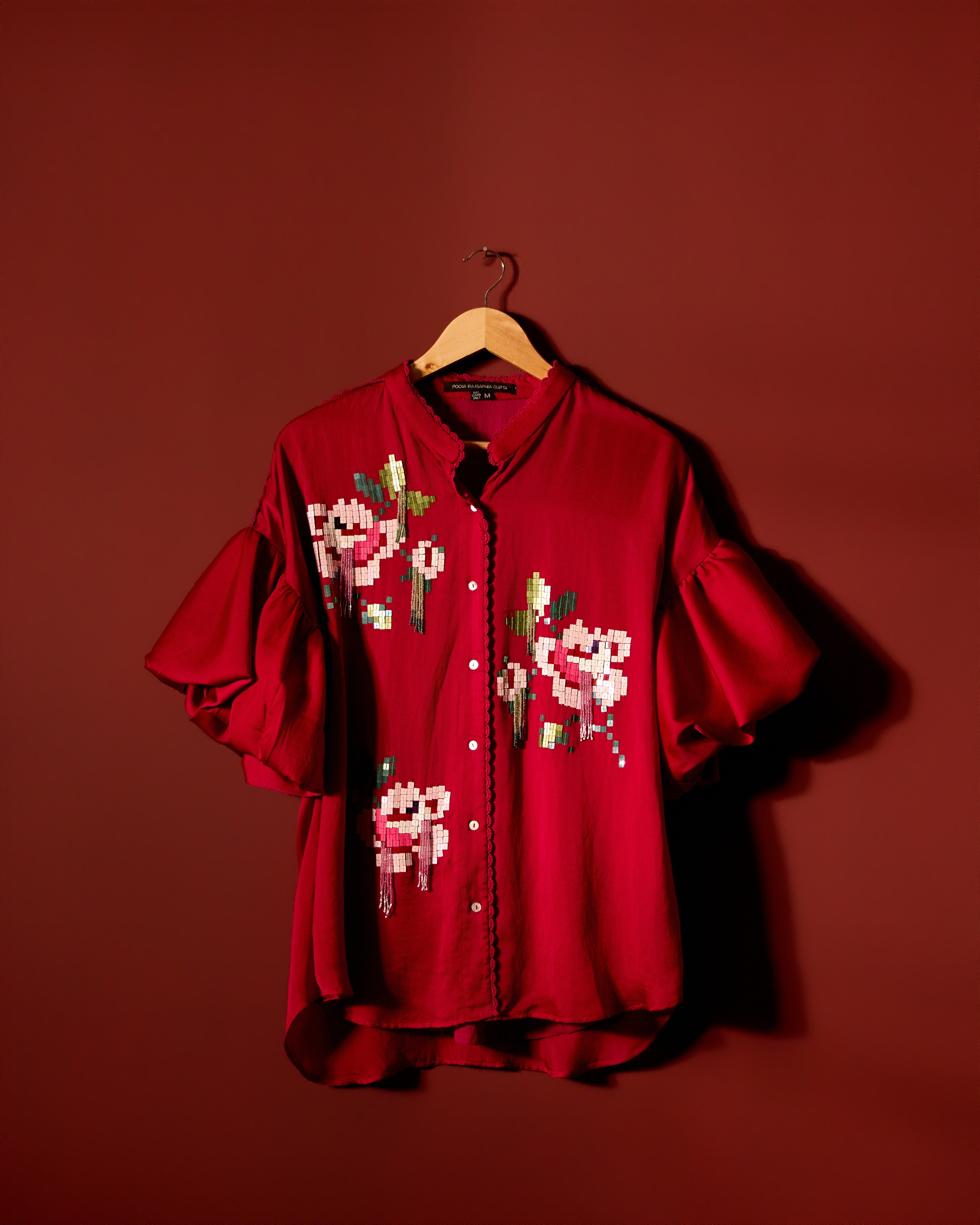 MAROON BALLOON SHIRT