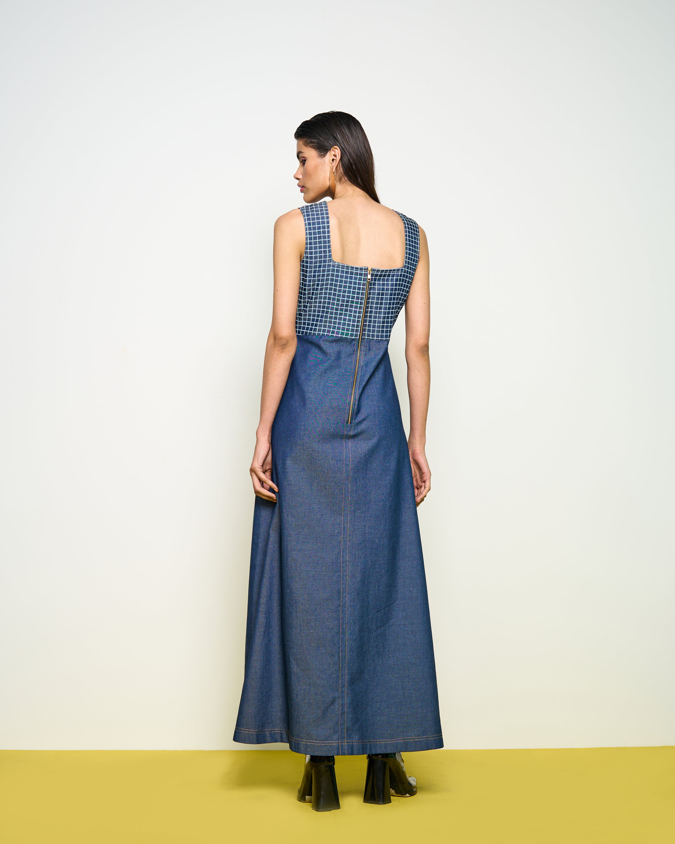 Denim Maxi Dress