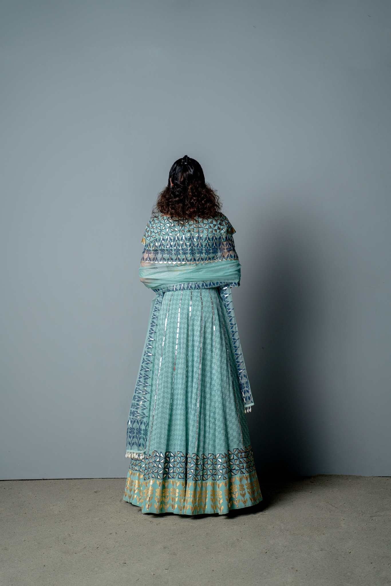 THE NERFETITI LEHNGA